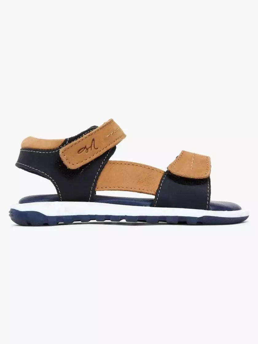Tan Leather Dual strap Sandals for toddlers (Unisex) - Image 7