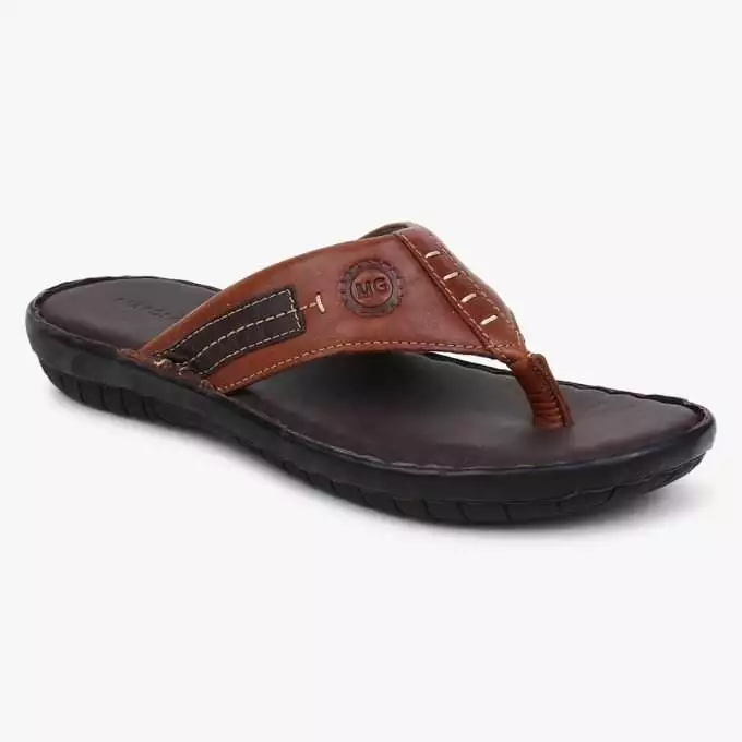 Brown Leather Flip flops for children (Unisex)