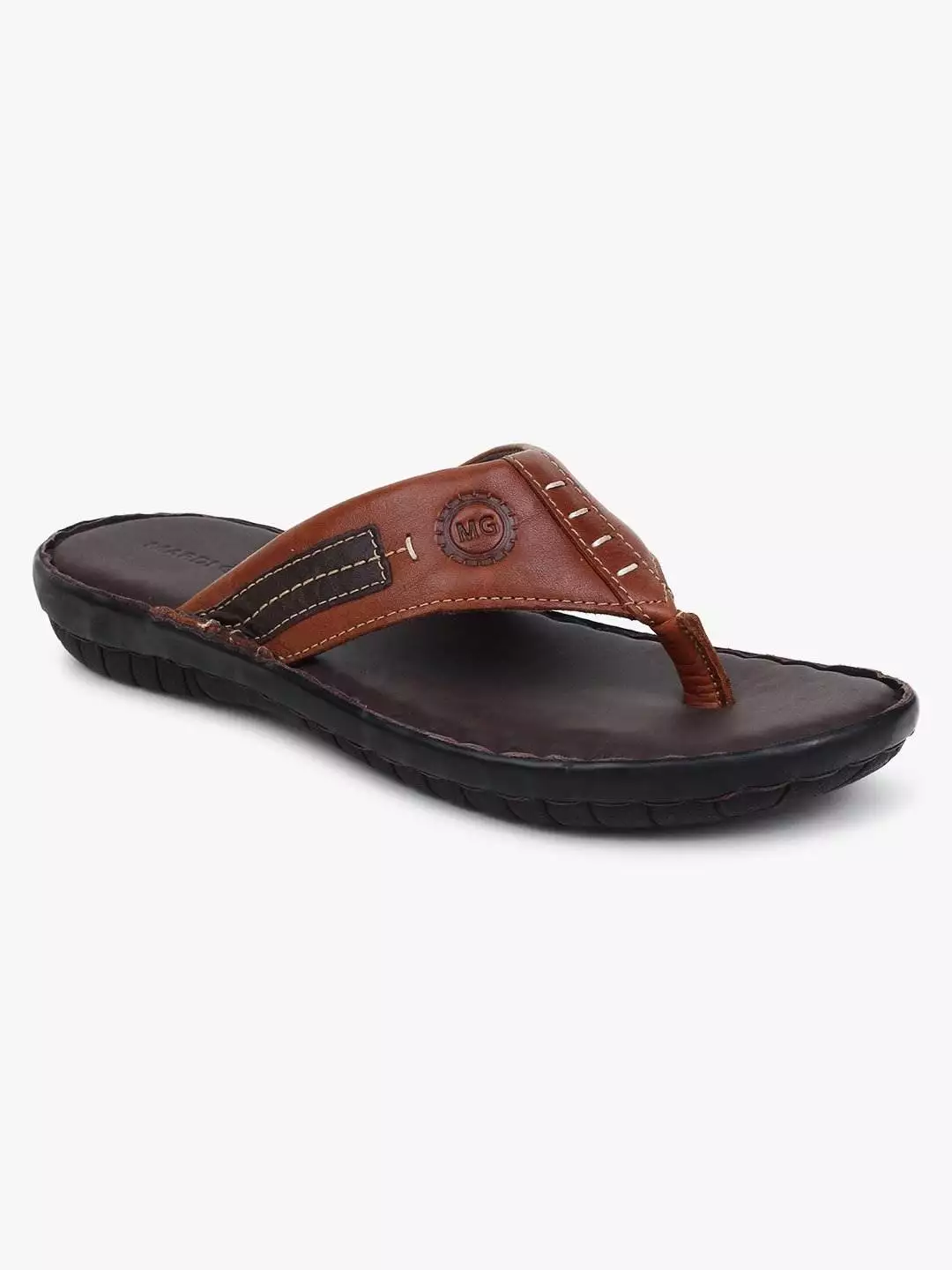Brown Leather Flip flops for children (Unisex)