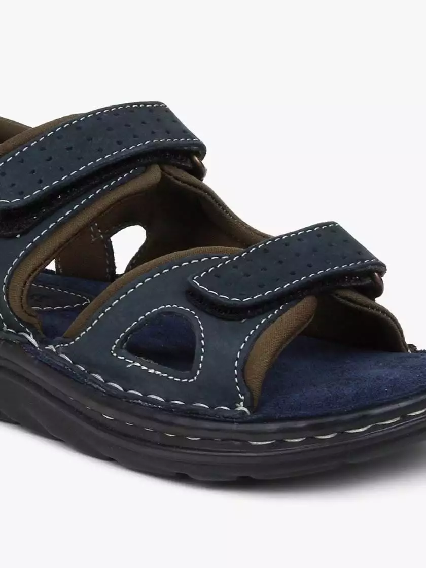 Blue Leather Sandals for children (Unisex) - Image 7