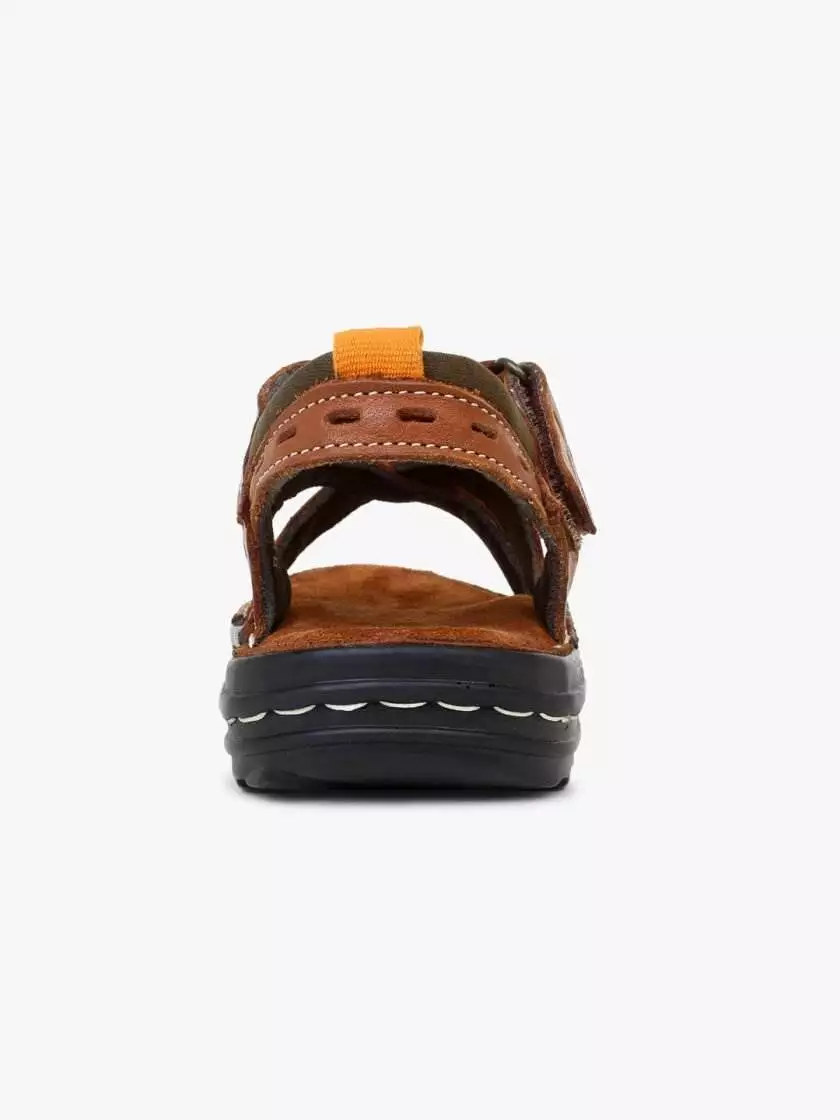 Brown Leather Sandals for children - Image 5