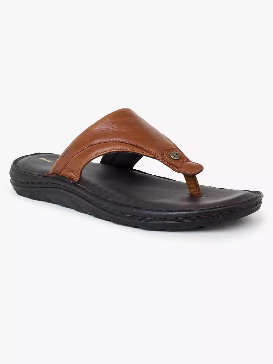 Brown Leather flipflop for Men