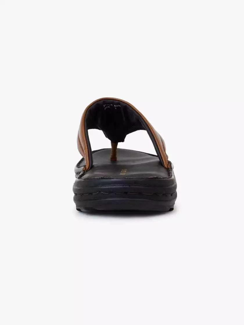 Brown Leather flipflop for Men - Image 6