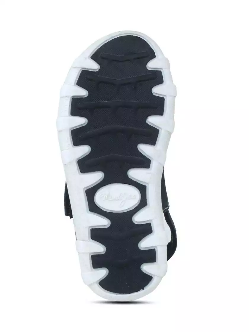 Blue Leather Sandals with dual strap closure for Toddlers (Unisex) - Image 6