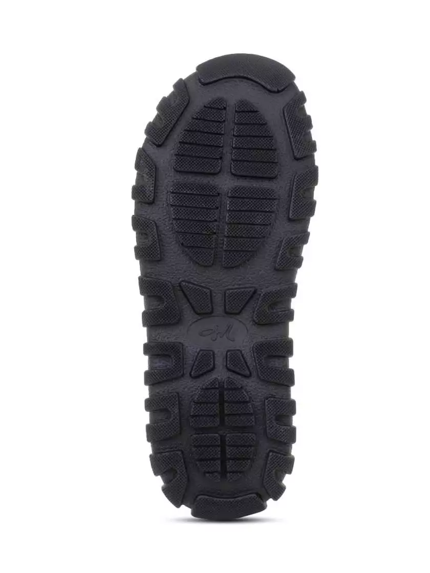 Brown Leather Open Toe Sandals for Men - Image 6