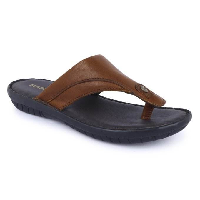 Brown Leather Flip flops for children (Unisex)