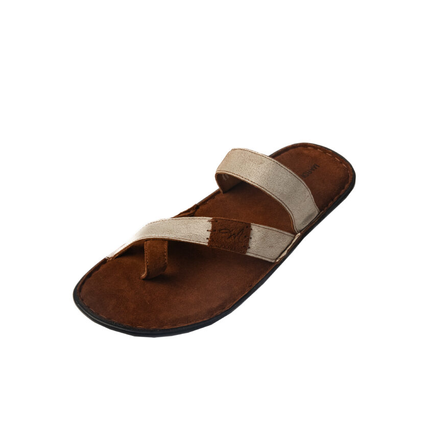 MARDI GRAS Men's Leather Chappal – Stylish & Comfortable Slippers for Office, Formal & Casual Wear - Image 5