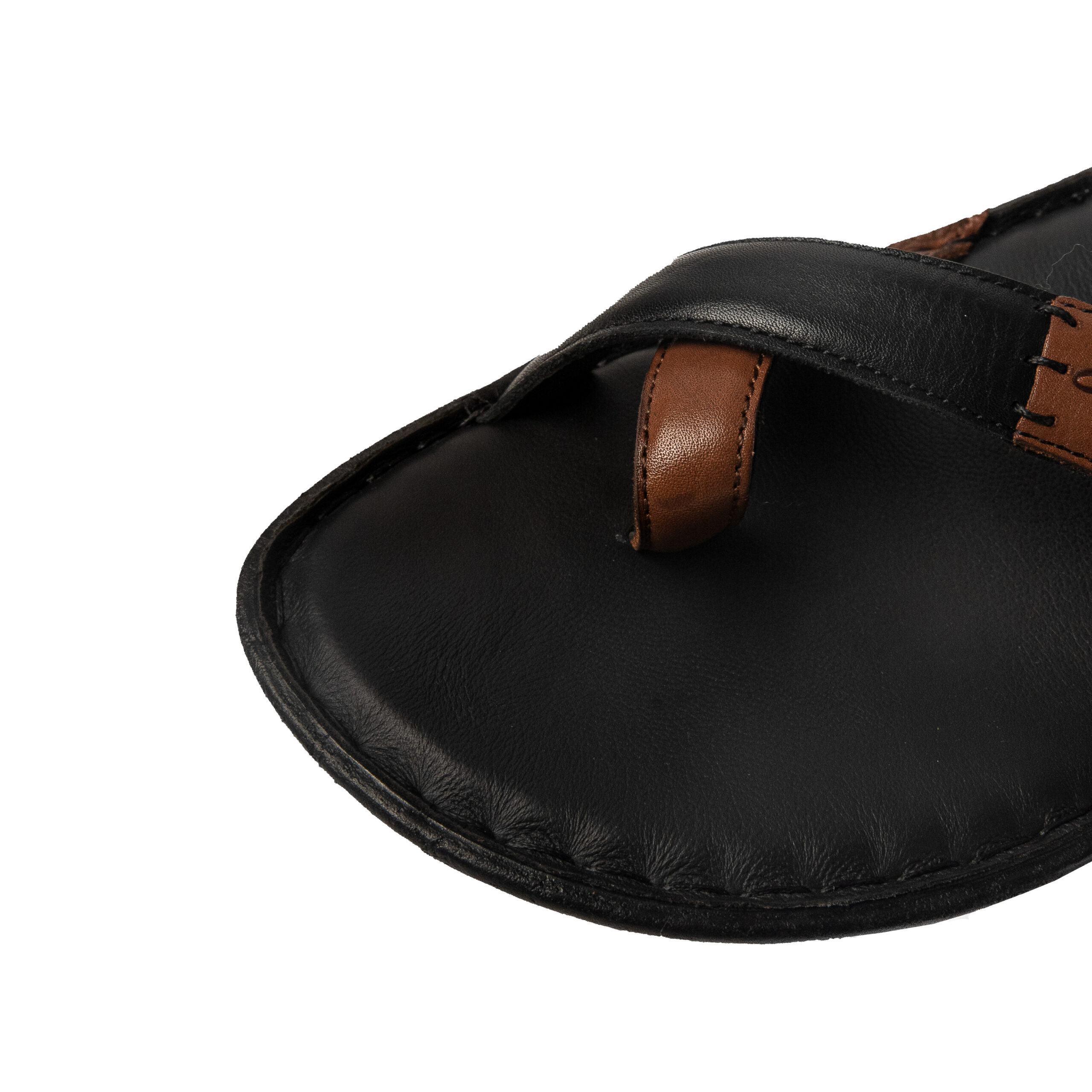 MARDI GRAS Men's Leather Single-Toe Chappal – Stylish & Comfortable Slippers for Office, Formal & Casual Wear