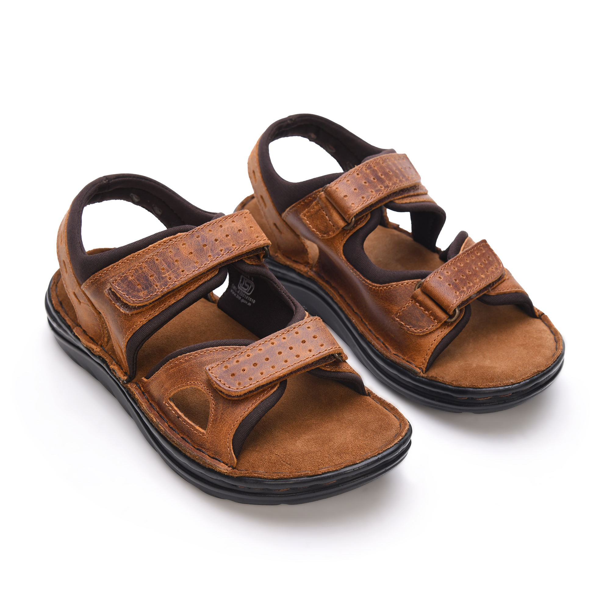 MARDI GRAS Kids Leather Sandals, Children's Footwear (Tan, UK Footwear Size System, Big Kid,Youth )