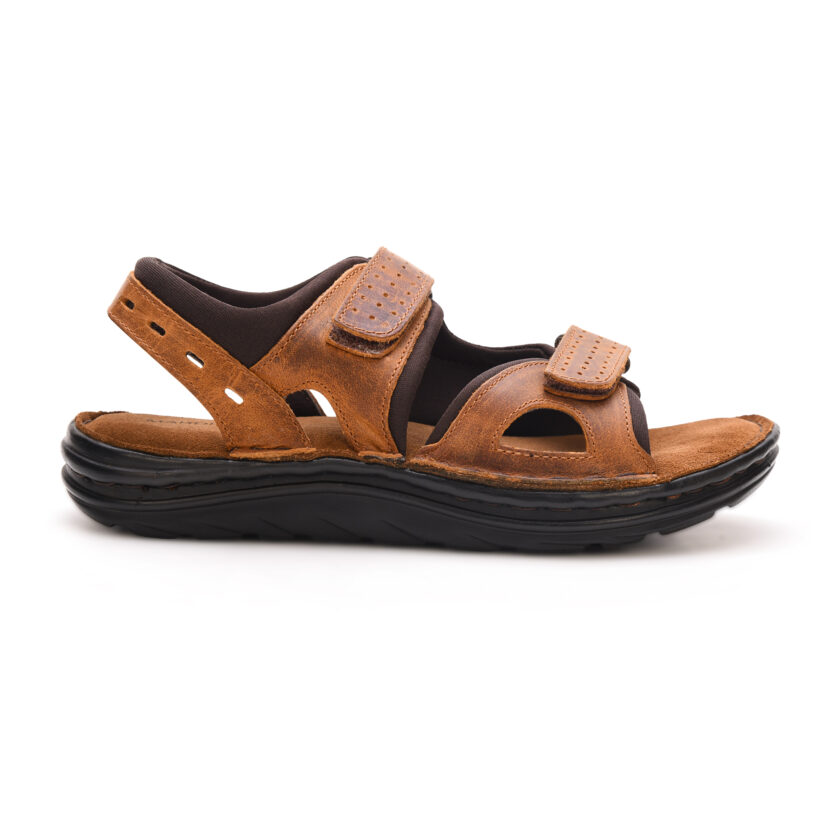 MARDI GRAS Kids Leather Sandals, Children's Footwear (Tan, UK Footwear Size System, Big Kid,Youth ) - Image 3