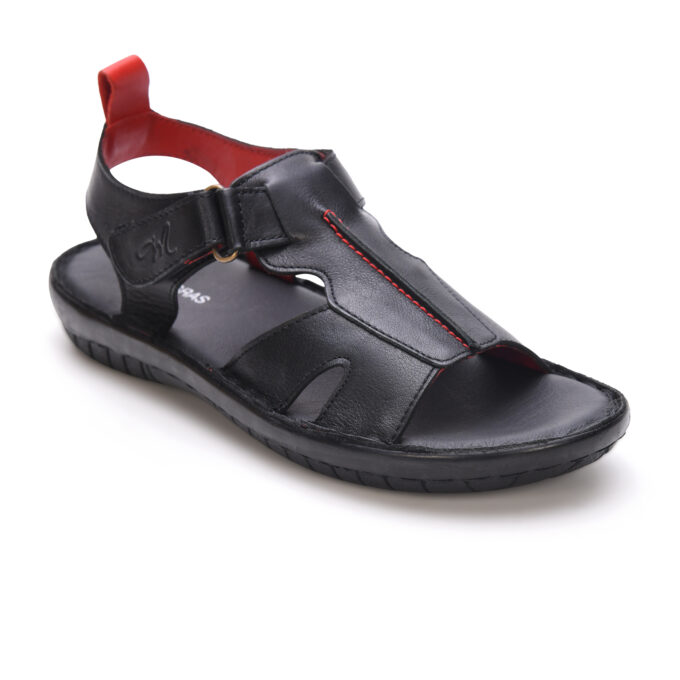 MARDI GRAS Boys? Black Leather Sandals ? Durable Open-Toe Summer Shoes for Kids (Black, UK Footwear Size System, Big Kid, Youth)
