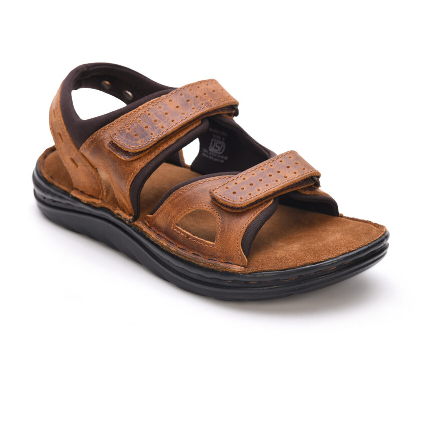 MARDI GRAS Kids Leather Sandals, Children's Footwear (Tan, UK Footwear Size System, Big Kid,Youth ) - Image 6