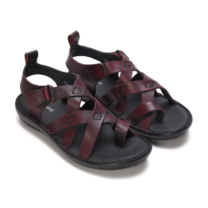 MARDI GRAS Men's Premium Leather Sandals - Comfortable Open-Toe Summer Sandals with Adjustable Straps (Brown, UK Footwear Size System, Adult, Men) (Copy)